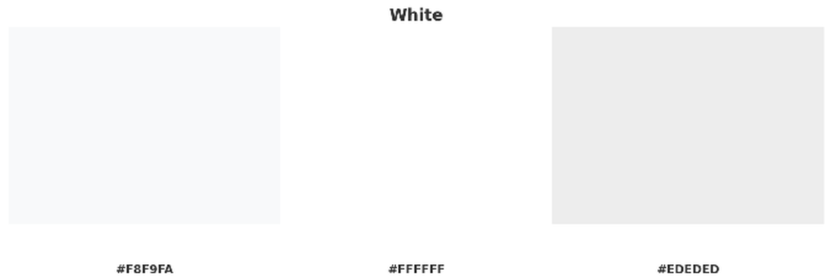 White colour palette